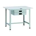 ※法人専用品※トラスコ(TRUSCO) AO型軽量作業台 900X750 薄型2段引出付 AO-0975UDK2 1台