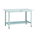 ※法人専用品※トラスコ AO型軽量作業台 1200X600 下棚2枚付 AO-1260LT2 1台