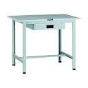※法人専用品※トラスコ(TRUSCO) AOR型軽量作業台 900X600 薄型1段引出付 AOR-0960UDK1 1台