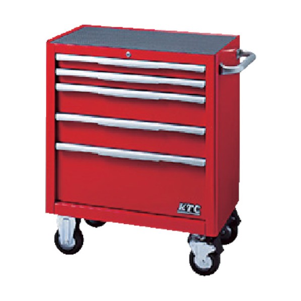 KTC ローラーキャビネット（5段5引出し）レッド レッド EKW-1005R