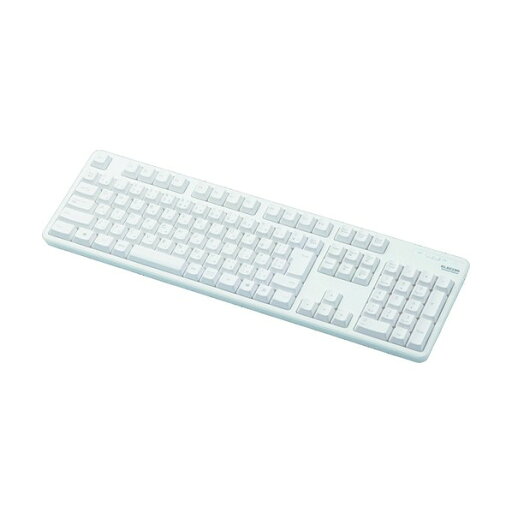 エレコム 無線フルキーボード ホワイト TK-FDM106TWH 1点 エレコム 無線フルキーボード ホワイト TK-FDM106TWH 1点