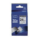 ブラザー販売 Tzeテープ フレキシブルIDテープ 黒文字/白地/24mm TZE-FX251 1点