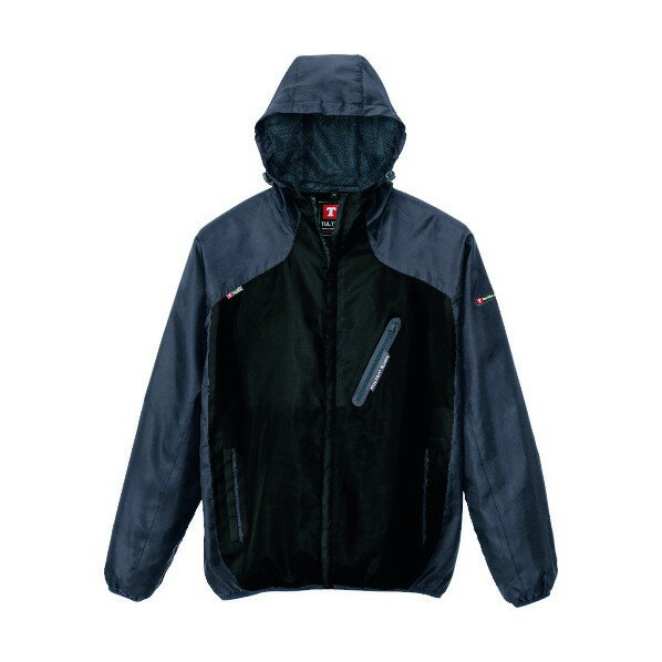 アイトス パーカーブルゾン（男女兼用） S 110ブラック×チャコール 10302 1