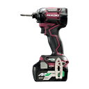 HiKOKI(日立工機) 36V コードレスインパクトドライバ 最大トルク200N・m フレアレッド WH36DC(2XPR) 1台