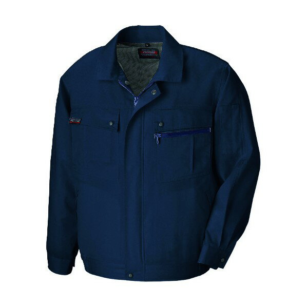 アイトス 長袖サマーブルゾン（無地）（男女兼用） L 008ディープネイビー 5590 1