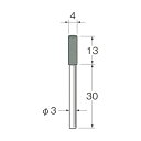 日本精密機械工作 軸付ラビン砥石(一般用)R4312粒度(#):120 R4312 10本