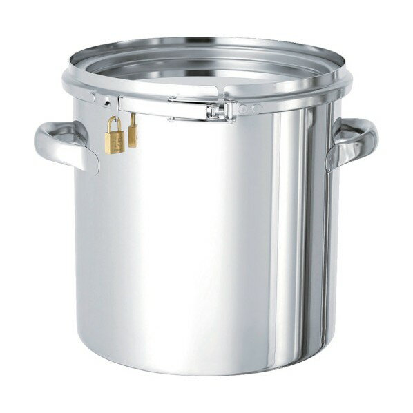 日東金属工業 ステンレスタンク南京錠付き密閉タンク80L CTLK-47 1