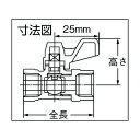 オンダ製作所 ボールバルブイーボール(黄銅) ME1型 ME1-06M 1個