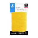 シンワ測定 ポリエチレン水糸 カード巻 太 イエロー 0.8mm×100m 78556 1個
