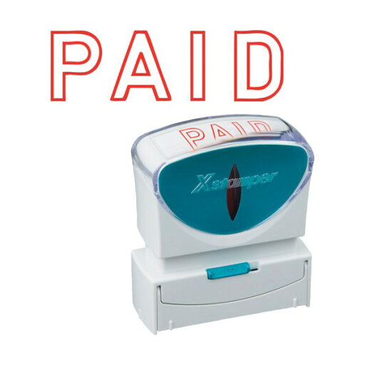 シャチハタ スタンプ ビジネス用 キャップレス B型 赤 PAID X2-B-10052 X2-B-10052 1点 シャチハタ スタンプ ビジネス用 キャップレス B型 赤 PAID X2-B-10052 X2-B-10052 1点