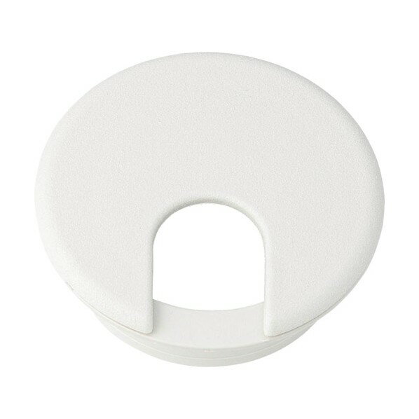 スガツネ 配線孔キャップ ホワイト S60W(210-031-839) 1