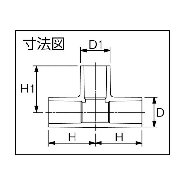 トーエー TS継手チーズ13 50 x 74 x 24 mm TST13