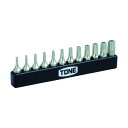 TONE(トネ) T型トルクスビットセット(いじり防止タイプ) BTTH12S