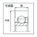 TOK TOK 樹脂ベアリング DO−H 25×26×6MM DO-28-H6 1個