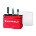 WaterMills WMノンコート超硬ロータリーバーセット 6mm軸 ミニボックス3本組 WMTCMSET3 1点