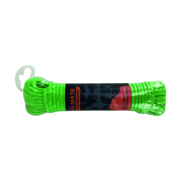 楽天DIY FACTORY ONLINE SHOPユタカメイク パラメイトロープ（16打タイプ） 4mm×15m 緑 PMR-05 1点