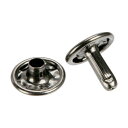 トラスコ(TRUSCO) 特大カシメ スチール 黒ニッケルメッキ 13mm (ブリスターパック入) P-THP-TCBN 20組