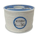 ユタカメイク ビニロンロープボビン巻 4φ×30m 白 RV-2 1(2)