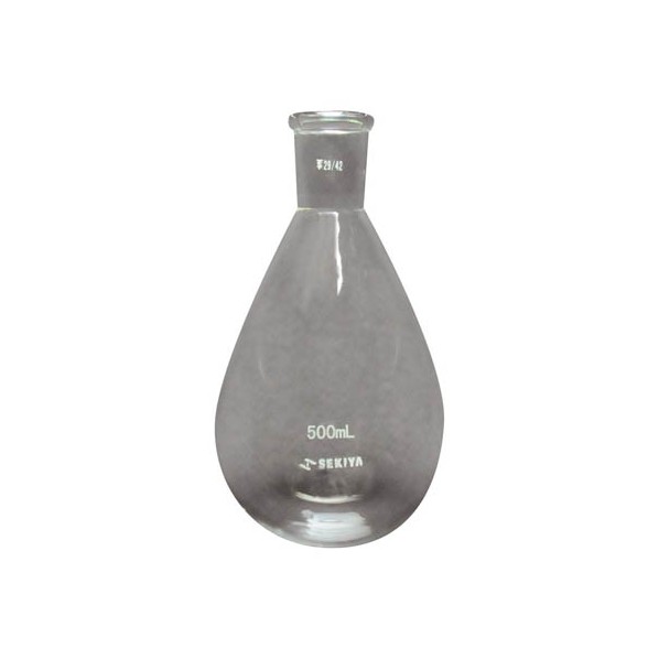 ケニス 共通摺合茄子型フラスコ 300mL 1個