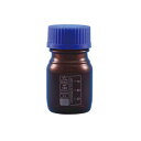 ISOLAB ねじ口瓶(茶 青蓋付 ISOLAB) 100mL 1個