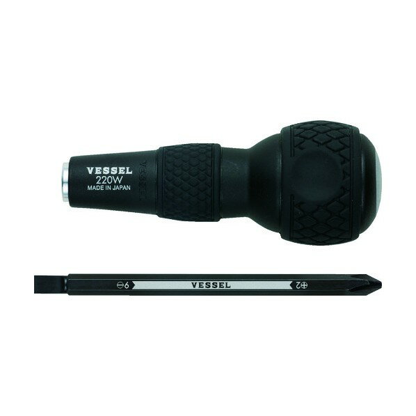 ベッセル ボールグリップ差替ドライバ 幅×奥行×高さ:41×100×41mm 220W-62 1P