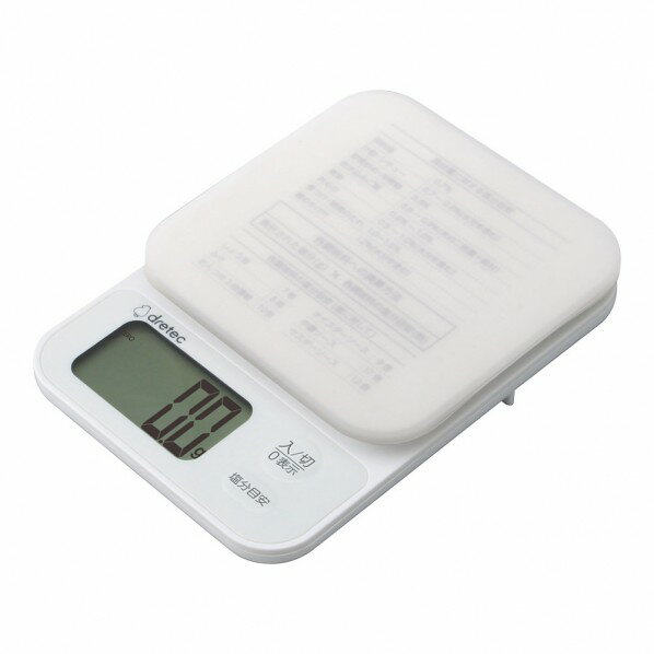 特徴 ●材質:【本体】ABS樹脂【シリコーンカバー】シリコーンゴム ●原産国:中国 ●計量範囲:0.3~3000g ●最小表示:【0.3~300gまで】0.1g【300~1500gまで】0.5g【1500~3000gまで】1g ●電源:単4乾電池×2本付 ●塩分目安は0.7%、0.8%、0.9%の3パターンを表示切替可能です。 ●食材をはかってから『塩分目安』ボタンを押すと味付けの目安になる塩分量が表示されます。 ●シリコーンカバーは取り外して洗えるので、衛生的です。 ●便利な壁掛け用フック穴付。 BSKE001 厨房用品 調理小物 はかり タイマー キッチンばかり キッチンスケール 仕様 カラー ホワイト 重量 340(電池重量含む)g 入数 1個 KS834