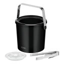 THERMOS(サーモス) サーモス 洗浄機対応 二重アイスペール ブラック ブラック TPL-1400 1個