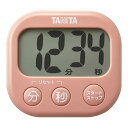 タニタ タニタ抗菌でか見えタイマー PK コーラルピンク コーラルピンク TD429 1個