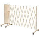 美WOOD アコーディオンゲート 500cm ミルキーウッド BEW-GA500MW 1台
