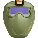 SUZUKID 液晶式自動遮光溶接ゴーグルマスク アイゴ 230mm×160mm×245mm モスグリーン EG-200MG 1個