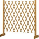 スタンド付伸縮ラティス 120×120cm ナチュラル WSR-1212N 1台