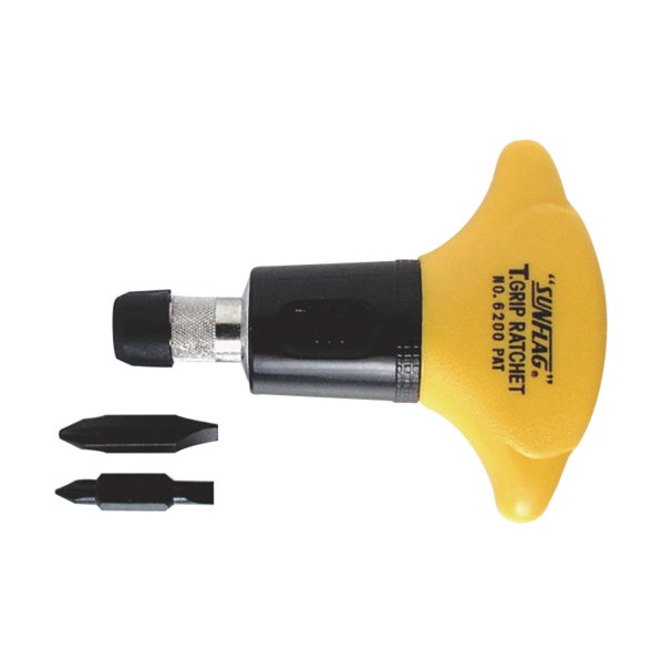 サンフラッグ Tグリップラチェットドライバー 6200【2512DFD_3】