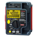 三和電気計器 デジタル絶縁抵抗計1000V/500V/250V 208 x 187 x 89 mm MG1000 1