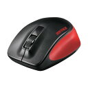 バッファロー 無線 BlueLED 3ボタン プレミアムフィットマウス レッド BSMBW300MRD 1台