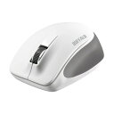 バッファロー 無線 BlueLED 3ボタン プレミアムフィットマウス ホワイト BSMBW300MWH 1台