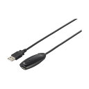 バッファロー USB2.0リピーターケーブル(A to A) 5m ブラック BSUAAR250BK 1個