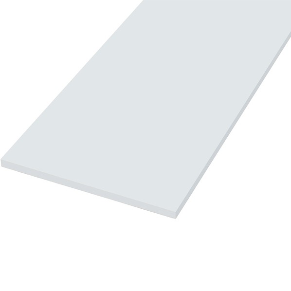 WOODONE(ウッドワン) 仕上げてる棚板白無地の棚板厚み20mm糸面 STT1445H-D1I-W 1個(4)