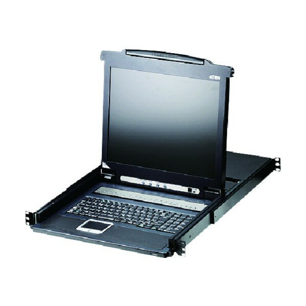 ATEN KVMドロワー 8ポート/17インチLCD一体型/ロングレール CL1008MJJL 1点