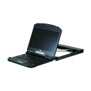 ATEN コンソールドロワー/18.5インチワイドLCD/HDMI DVI VGA/ショートレール CL3800NWJJS 1点
