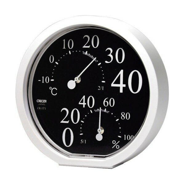クレセル 温湿度計 CR-171K 1個