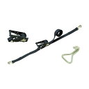 東レインターナショナル ラチェットバックル黒ナローフック付 90 x 225 x 140 mm RK35B5NH200 3356 1