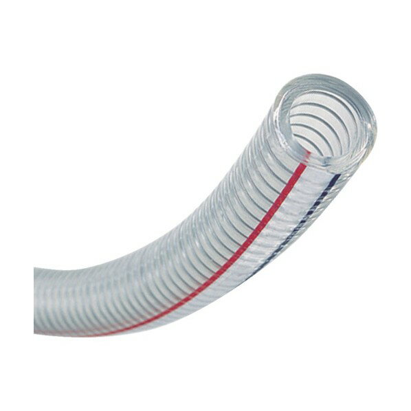 トヨックス 工場設備配管・各種機械配管用 トヨスプリングホース 内径15mm×外径22mm 長さ80m TS-15-80 1点