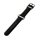 エレコム Apple Watch 45/44/42mm用バンド シリコン ブラック AW-45BDSCBK 1点(2)