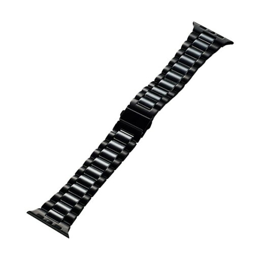エレコム Apple Watch 45/44/42mm用バンド セラミック ステンレス 3連タイプ ブラック AW-44BDCE3BK 1点 エレコム Apple Watch 45/44/42mm用バンド セラミック ステンレス 3連タイプ ブラック AW-44BDCE3BK 1点