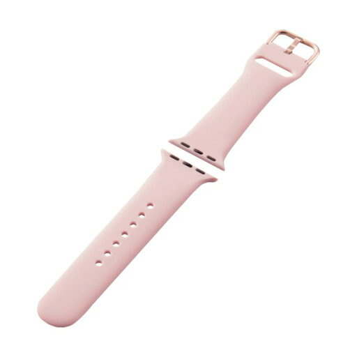 エレコム Apple Watch 41/40/38mm用バンド シリコン ニュアンスカラー ピンク AW-41BDSCGPN 1点 エレコム Apple Watch 41/40/38mm用バンド シリコン ニュアンスカラー ピンク AW-41BDSCGPN 1点