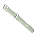 エレコム Apple Watch 41/40/38mm用バンド シリコン ニュアンスカラー アイボリー AW-41BDSCGIV 1点