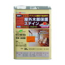 アトムハウスペイント 水性ウッドエバープロテクト(耐久ステイン) 3L ライトオーク 1