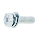 サンコーインダストリー 組込みねじ (+)アプセットP=3(鉄(または標準)・ZECコート(下地三価ホワイト) M12×35 10-00-0103-0120-0...