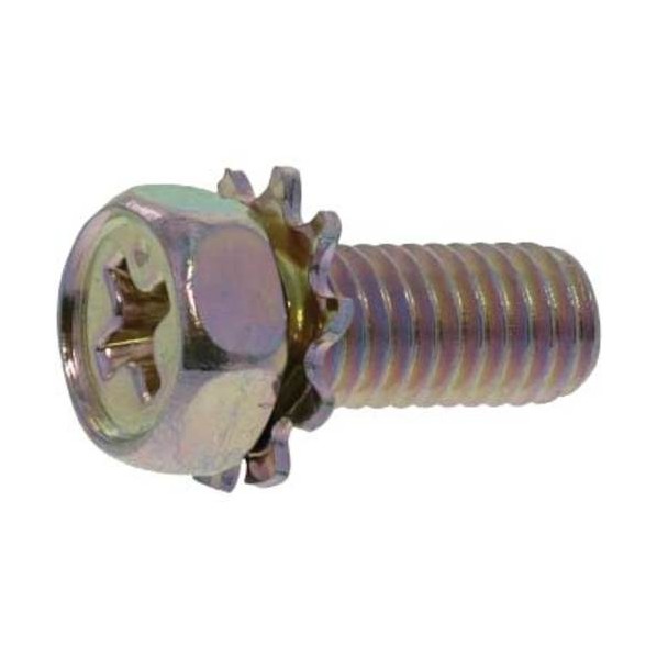 サンコーインダストリー 組込みねじ (+)アプセットLO=2(鉄(または標準)・三価ホワイト) M6×10 10-00-0122-0060-0100-03 400本