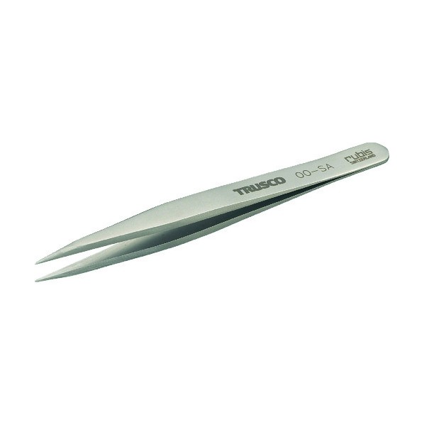 トラスコ(TRUSCO) 耐酸耐磁ピンセット115mm強力耐久型 00-SA 1点